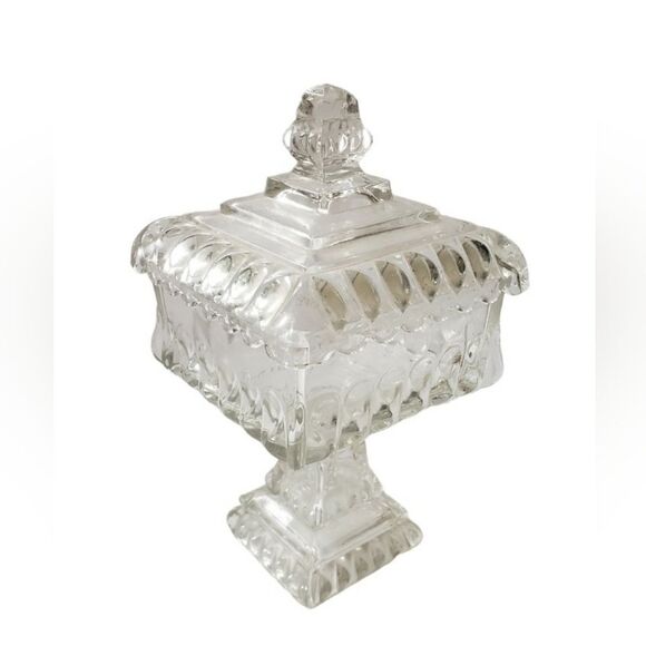 Vintage Glass Candy Dish - Picture 1 of 6